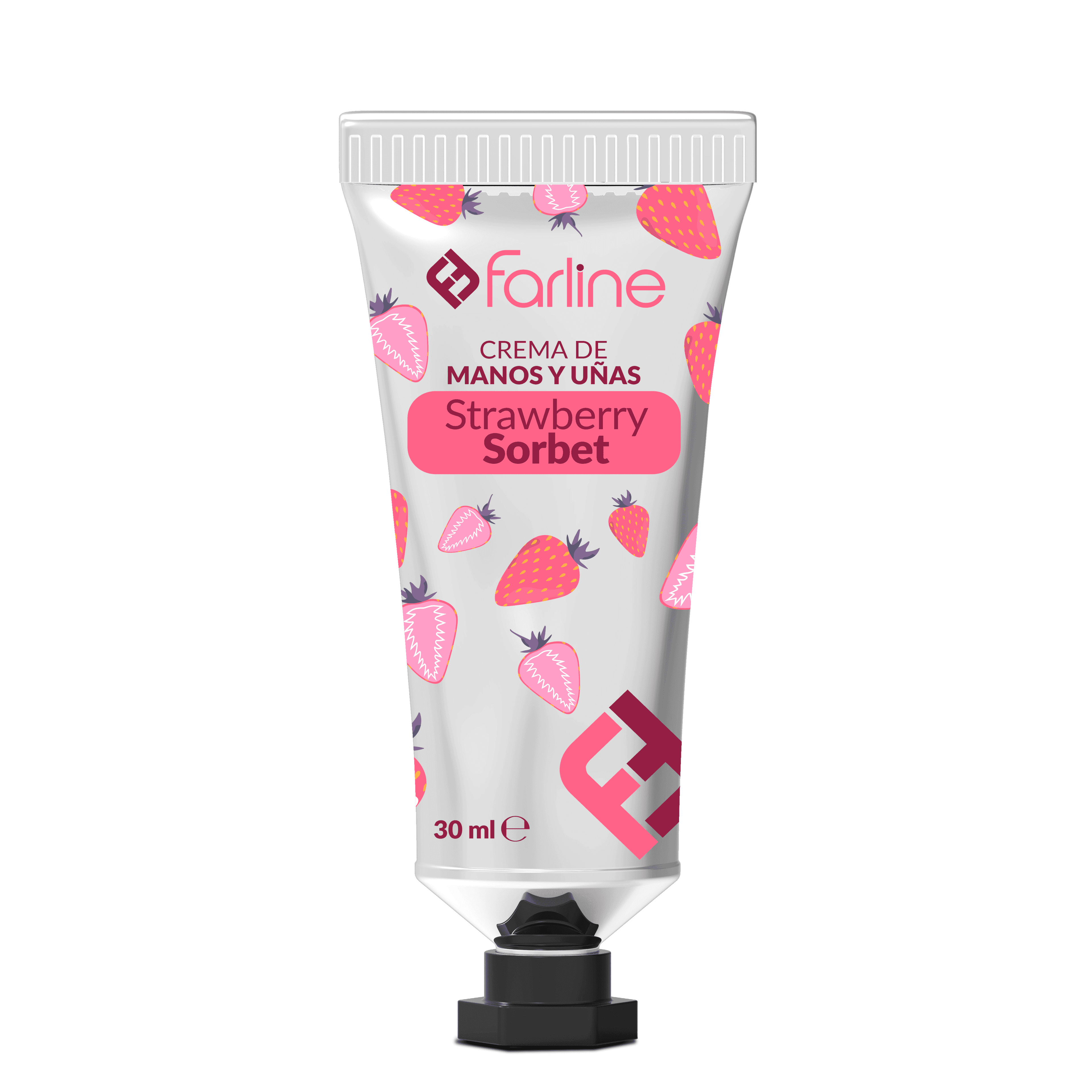 Farline Crema De Manos Y Uñas Strawberry Sorbet 1 Tubo 30 ml