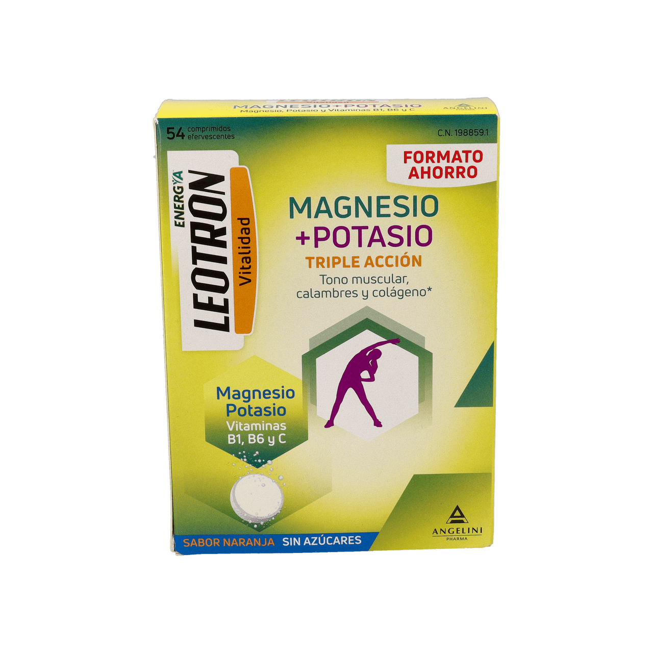 Leotron Magnesio + Potasio 54 comprimidos